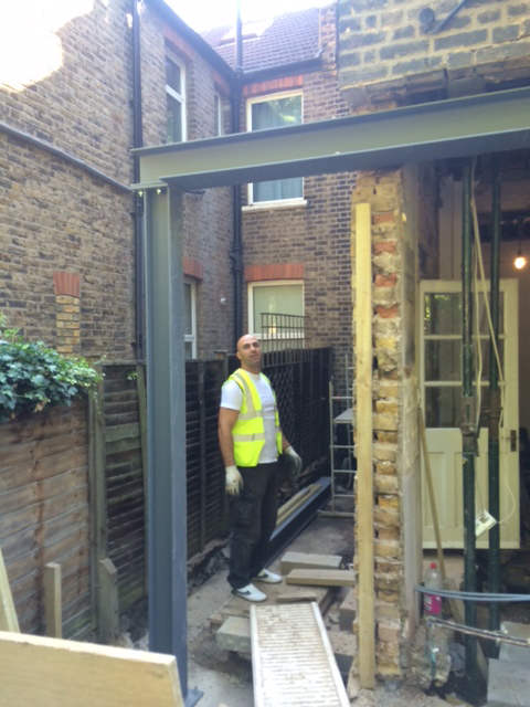 Another steel box frame goes in at Alexandra Road W4