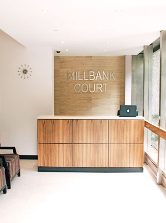Millbank Court reception is completed